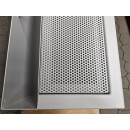 Wanne-Reservoir, 220 x 35 / 60cm - Edelstahl 1.4301, gepulvert nach RAL