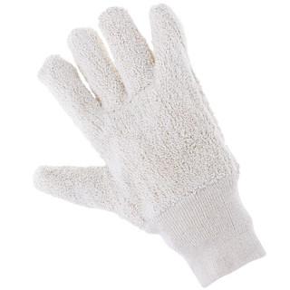 Staubhandschuh-Paar Frottee, uni