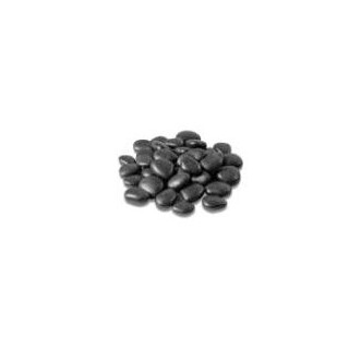 Dekosteine schwarz, 25-40mm, Recycling-Kunststoff 0,65kg  (Karton-VE 24)