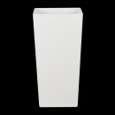 Rise Vase QU 40x40/75 lackiert in RAL Hochglanz-graualuminium 9007