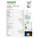 HH-LED Mini Einbau_Zoom Downlight, 28W, 2400lm, CRI>90, 5700K, schwarz-on/off-15°-36°