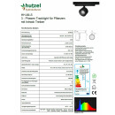HH-LED Mini Tracklight, 28W, 2520lm, CRI>90, 5700K, weiss-on/off-15°